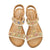Vanccy Bohemian Colored Pearls Comfortable Flat Sandals