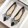 vanccy RhinestoneCasual Comfort Dressy Flats For Wedding Bling Diamonds Bridal Shoes