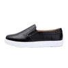 Genuine Leather White Shoes Flats Platforn Sneakers Slip On Soft Vulcanized Shoes