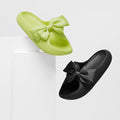 Bow-Knot Summer Massage Beach Slippers for Women and Men Non Slip Quick Drying Shower Slides Bathroom Sandals | Ultra Cushion | Thick Sole