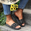 Women Slippers Ladies Fashion Sequins Flats Slippers Sandals For Outside Women Summer Beach Shoes Roman Sandals zapatos mujer