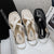 Women Summer Sandals Fashion New Beach White Buckle Casual Flats Open Toe Female Office Ladies Shoe
