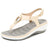 Vanccy Beach Solid Color Flip Flops For Women Clip Toe Ladies Shoes