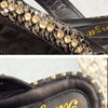 Women's Summer Slippers Large Women's Shoes Summer Water Drill Flat Bottom Wear Cool Slippers Fashion Soft Bottom Beach Shoes He