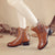 Genuine Leather Flower  Women's Boots Autumn Winter Boots