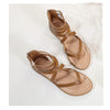 Vanccy Summer Ankle Strap Women Flat Sandals