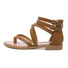 Vanccy Summer Ankle Strap Women Flat Sandals