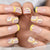 Yellow Top French Lemon Pattern Press On Nail Tips Short Squoval Full Cover Manicure Fake Nails Cute Charms Fingernails With Tab
