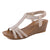 Vanccy slope heel women sandals summer new national style
