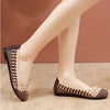 Vanccy Summer Fashion Casual Mesh Lofaers Hollow Breathable WeavingMom Shoes