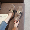 Furry Outer Wearing Flats Loafers Elk Decor BacklessWild Fluffy Flat Mules Warm