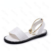 New Summer Women Beaded Pearly Sandals Slippers Shoes Ladies Flats Sandals Flip Flop Casual Flat Slingback Sandals Shoes