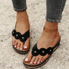 Vanccy Lightweight Flowers Clip Toe Sandals