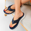 Vanccy Women Flip Flop Slides Comfortable T- Strap Slippers