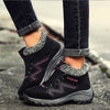Vanccy Snowy Villia Leather Ankle Boots
