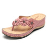 Vanccy Lightweight Flowers Clip Toe Sandals